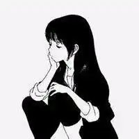 q图头像卡通图片黑白