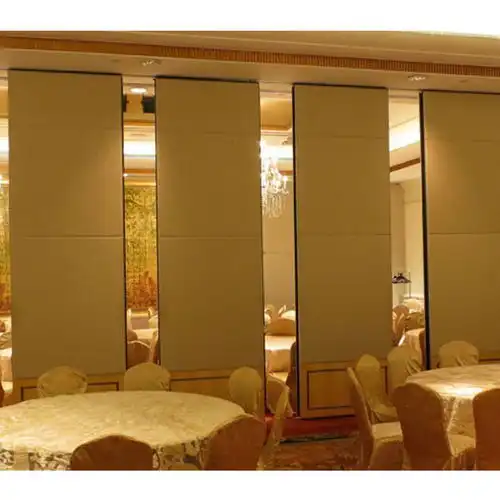  深圳酒店餐厅隔断隔墙折叠门设计工厂