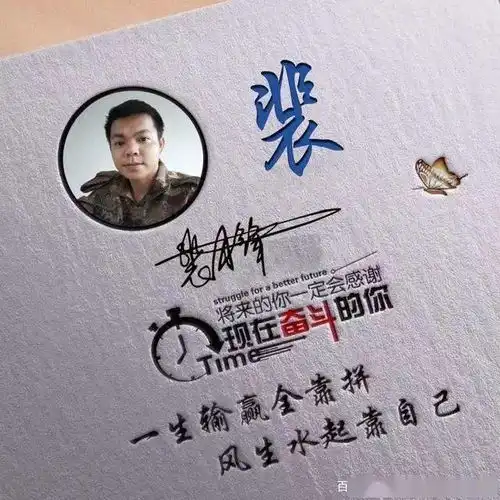  用你的姓氏做微信头像三十六张商务简约签名头像,换一张吧