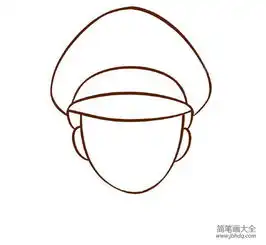  军人的画法步骤图