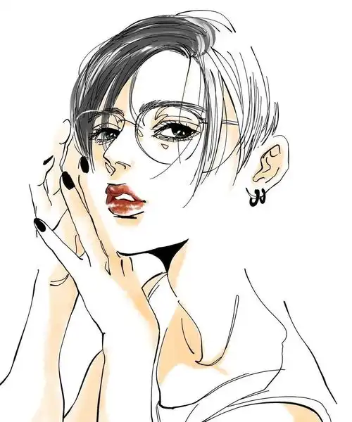  想画小姐姐却没好素材70张简约风人物速写线稿,赶紧码住