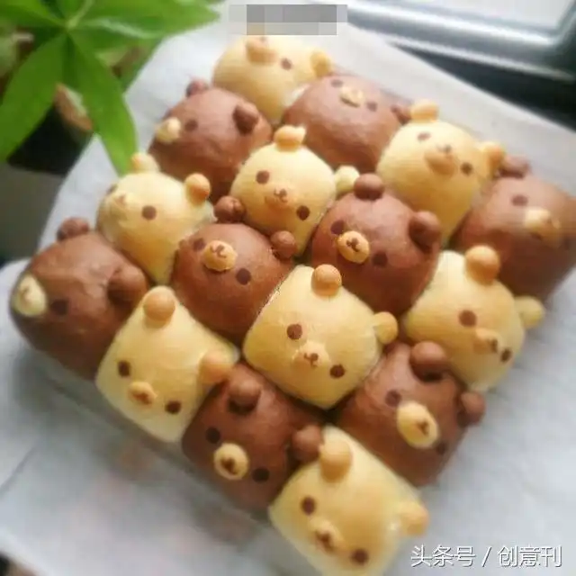  疗愈度满点的卡通手撕面包