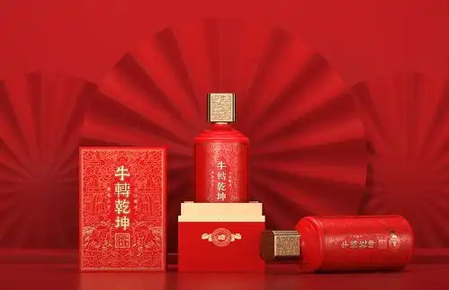  牛转乾坤白酒包装设计