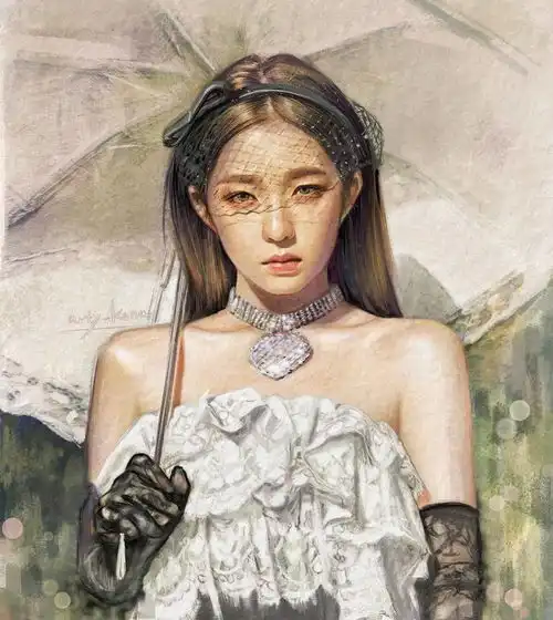  超仙气的水彩人物手绘