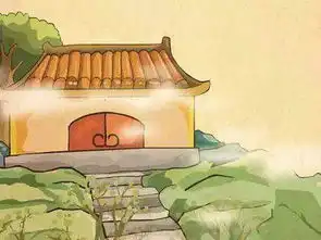 题破山寺后禅院简笔画