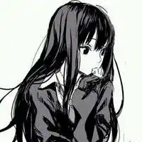  黑白头像女生二次元微信头像图片大全