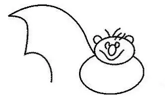  幼儿园动物简笔画教案蝙蝠