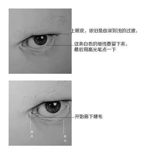  艺考生必看干货素描眼睛绘画技巧