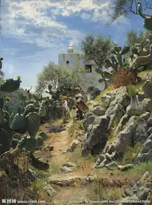  风景油画图片