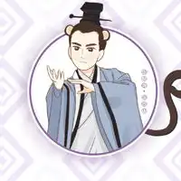  手绘张智尧头像,q版古装男星张智尧qq头像图片