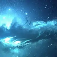  梦幻蓝色仙境唯美图片二次元梦幻蓝色仙境图片