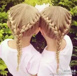  编发,美发,小朋友