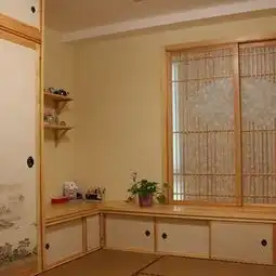  现代家居室内书架效果图