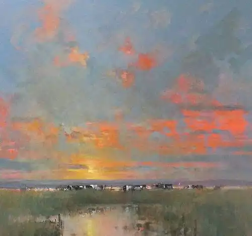  艺术家brianryder风景油画作品,太漂亮了