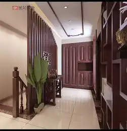  中航城别墅加建200平中式风格装修设计效果图