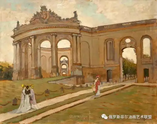  瑞士画家古斯塔夫波兹奇人物风景油画作品赏析