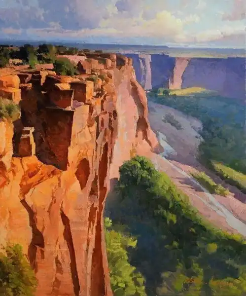  旅美画家梁革油画作品选