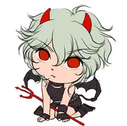 高清魔鬼头像图片小恶魔