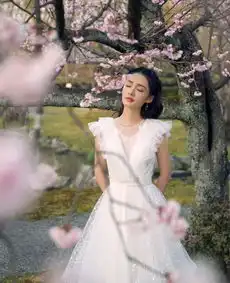  人间最美三月天,白纱裙李沁化身树下花仙,网友颜值巅峰,惊艳