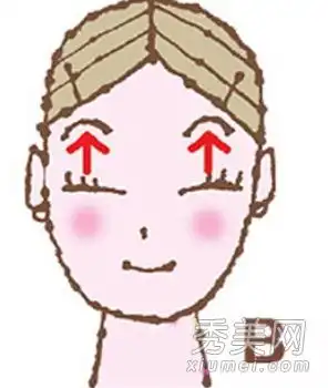  漫画演绎瘦脸瑜伽动作