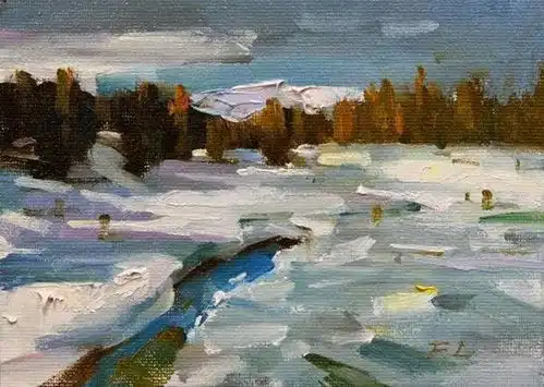  旅美画家刘方伟风景油画作品选