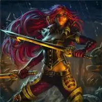  lol卡特琳娜头像高清图片lol卡特q版动漫微信头像