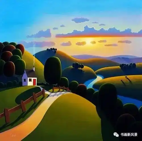  如梦如幻的乡村自然风景美丽又清新