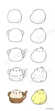  简笔画教程,零基础也可以学习