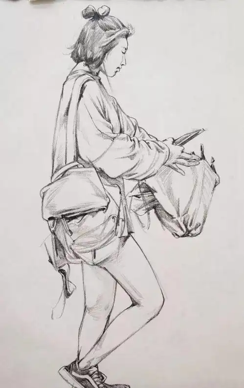  速写人物临摹素材,值得收藏