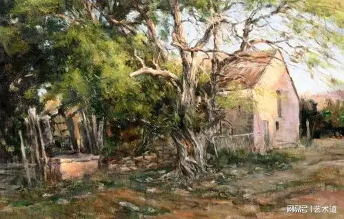  美国油画家奥斯汀的乡村风景油画,太美了