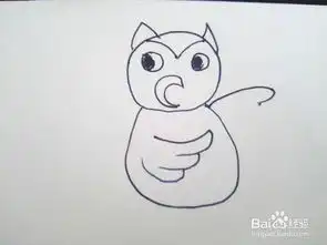  简笔画之猫头鹰的画法分享