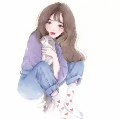  可爱手绘简笔画女头,可爱漂亮的小女生小姑娘