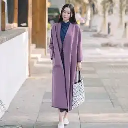  中长款毛呢大衣有温度有风度