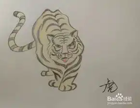  简笔画动物中国生肖虎