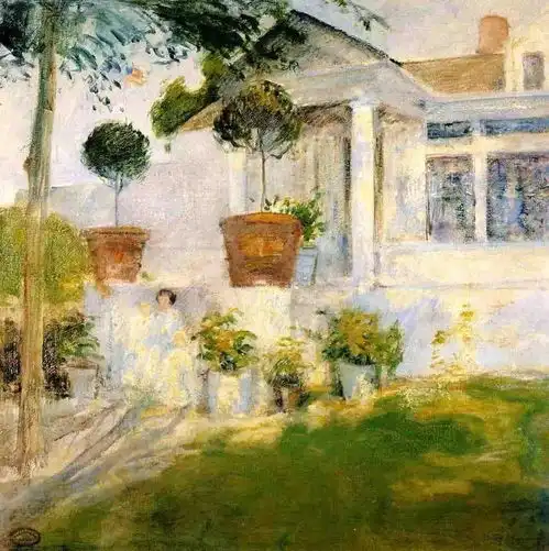  亲近大自然,回归大自然美国印象派画家漂亮的风景油画作品欣赏