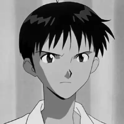 日漫头像二次元黑白碇真