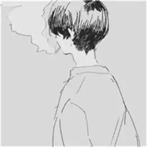  帅气黑白动漫男生头像,全部是手绘的喜欢来拿