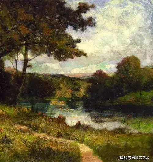  古典主义风格田园风景油画作品赏析