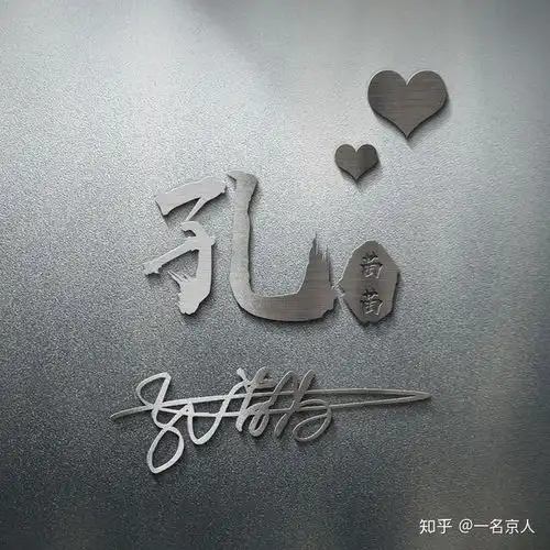 姓氏头像设计签名