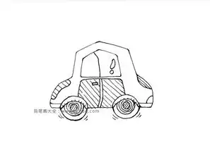  8张简单的交通工具简笔画图片