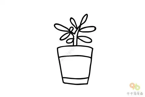  绿植简笔画图片