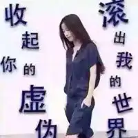  带上你的虚伪滚出我的世界文字图片