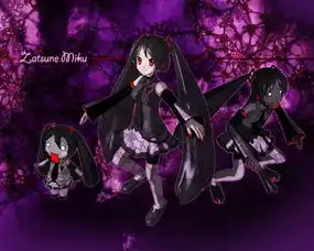  求初音未来黑化壁纸