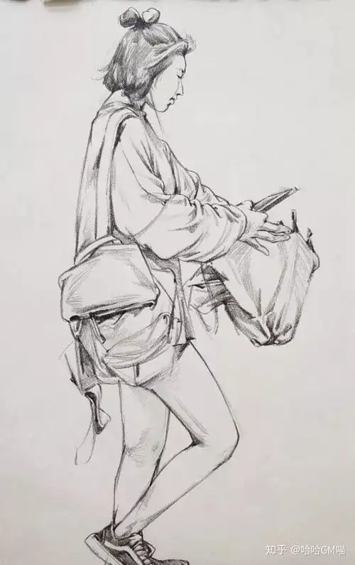  速写人物临摹素材,值得收藏