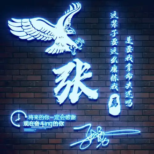  你该换个微信头像了,雄鹰展翅鹏程万里姓氏头像,请查收带走