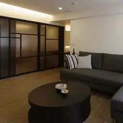  简约客厅装修效果图,风格是简约空间设计是客厅的家装效果实景图展示与鉴赏