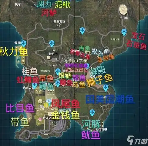  和平精英绿洲世界钓鱼位置有哪些绿洲世界鱼类分布及钓点分享