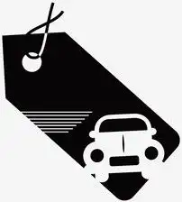  汽车用品黑色促销标签图案图片下载素材促销标签