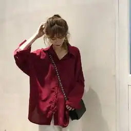 欧美潮流头像红褐色