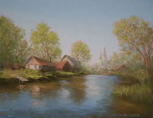  俄罗斯画家迈克尔伊万恩科四季景色油画作品欣赏